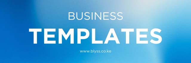 Business Documents & Templates